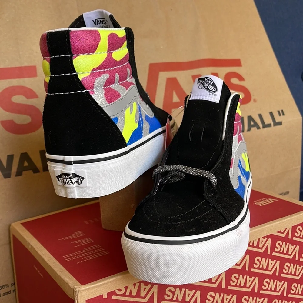 Vans Sk8-Hi Platform 2 After Dark Camo/True White WMNS